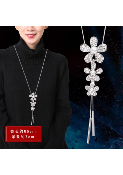 Minimalist Tasarım Kazak Kolye Kadın Haute Couture Giyim Aksesuarları Kolye (Yurt Dışından)