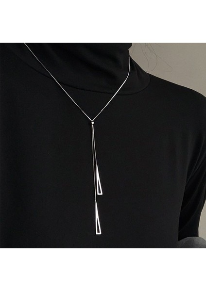 Minimalist Tasarım Kazak Kolye Kadın Haute Couture Giyim Aksesuarları Kolye (Yurt Dışından)