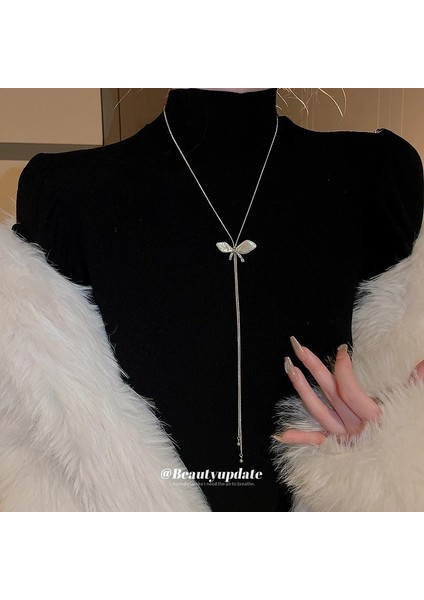 Minimalist Tasarım Kazak Kolye Kadın Haute Couture Giyim Aksesuarları Kolye (Yurt Dışından)