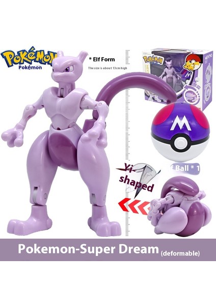 Pet Peebles Pokémon Transformer Yumurta Robotu Yeni Oyuncaklar (Yurt Dışından)