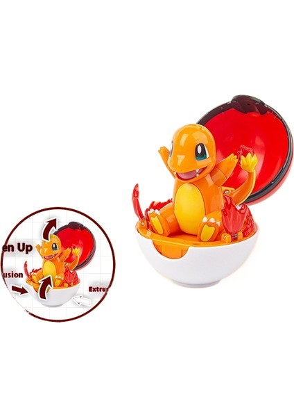 Pokémon Dönüşüm Topu Bebek Oyuncakları El Yapımı Evcil Hayvan Minyatürleri Bebekler (Yurt Dışından)