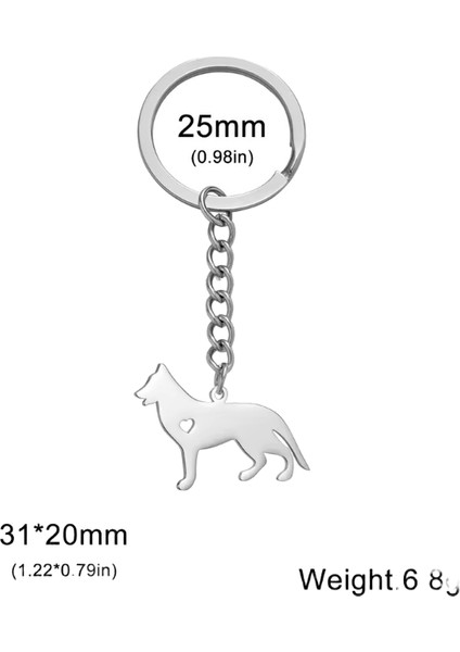 Benim Şeklim Sevimli Köpek Samoye Anahtarlık Kadınlar Erkekler Için Dachshund Köpek Yavrusu Hayvan Severler Araba Sırt Çantası Için Anahtarlık Moda Takı Hediyeler (Yurt Dışından)