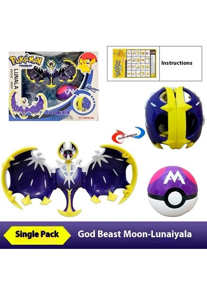 Pet Peebles Pokémon Transformer Yumurta Robotu Yeni Oyuncaklar (Yurt Dışından)