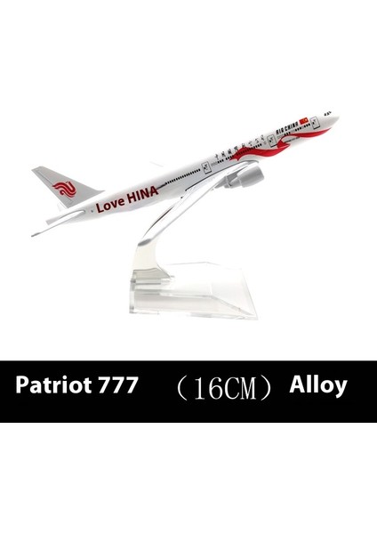 16CM Alaşımlı Uçak Model Süsü (Yurt Dışından)