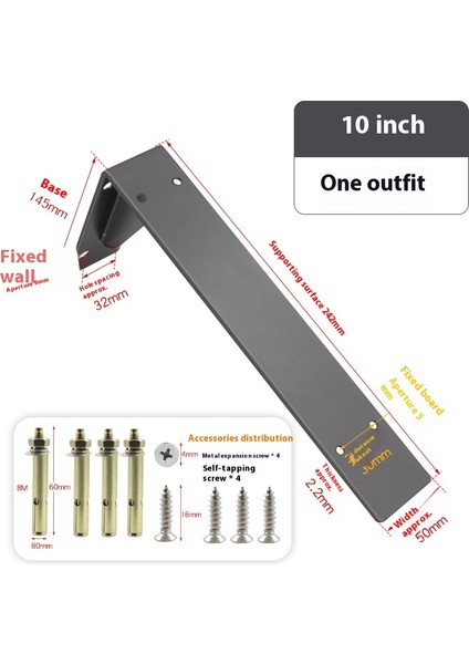 Kalınlaştırılmış Üçgen Braket Duvar Braketi Sabit Braket Laminat Braket (Yurt Dışından)