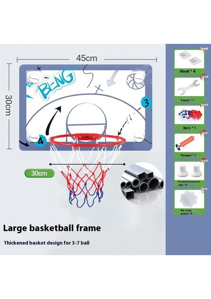 Katlanabilir Basketbol Çerçeveleri Duvara Monte Atış Basketbol Potaları (Yurt Dışından)