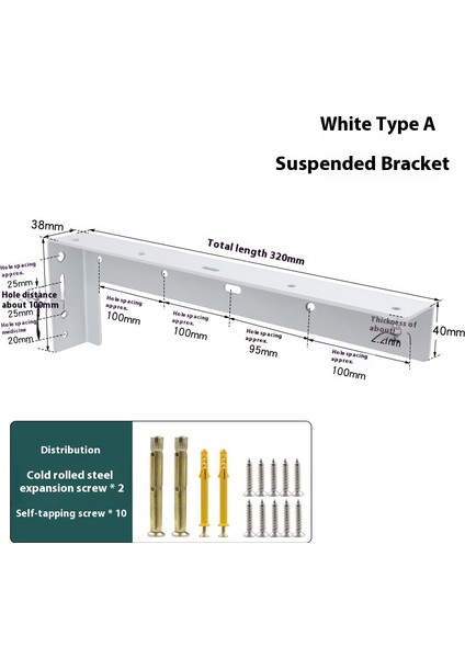 Kalınlaştırılmış Üçgen Braket Duvar Braketi Sabit Braket Laminat Braket (Yurt Dışından)