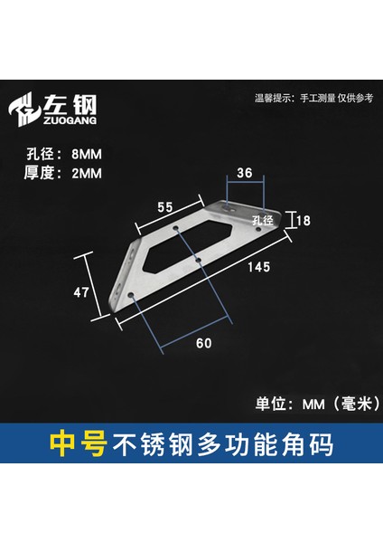 Üçgen Raf Raf Braketi Donanım Aksesuarları Dik Açılı Üçgen Braket (Yurt Dışından)
