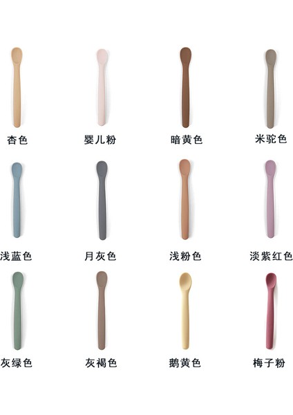 Gıda Sınıfı Silikon Bebek Tabağı Çatal Bıçak Takımı (Yurt Dışından)