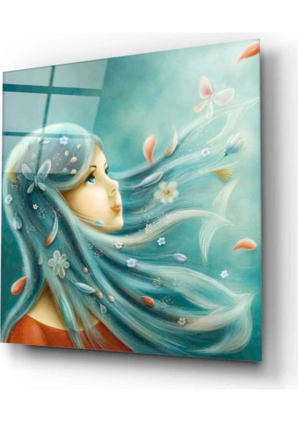 - Kadın Cam Tablo