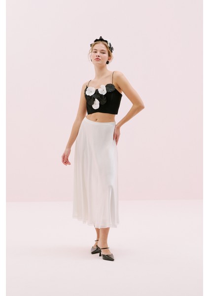 Çiçek Motifli Ince Askılı Büstiyer Siyah Y2514005_001 modelleri