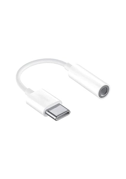 Fein Type-C (Usb C) To 3.5mm Aux Dönüştürücü Adaptör Kulaklık Dönüştürücü Beyaz