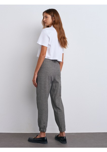 71608 Dilvin Manşetli Jogger Pantolon modelleri