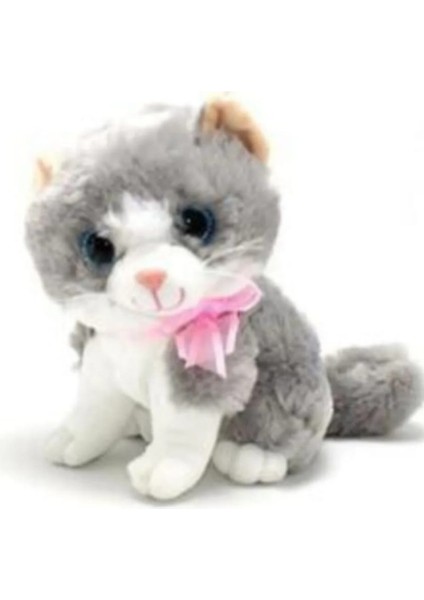 Berattoys 30 cm Sesli Peluş Kedi Miyavlayan Pelüş Kedi Peluş Oyuncak Kedi (Yurt Dışından)