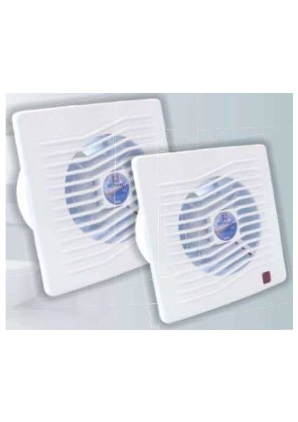 15x15 cm L-10 2200 D/D 220 230 Volt Monofaze Ev Tipi Plastik Banyo Tuvalet Fanı Lüks Aspiratör