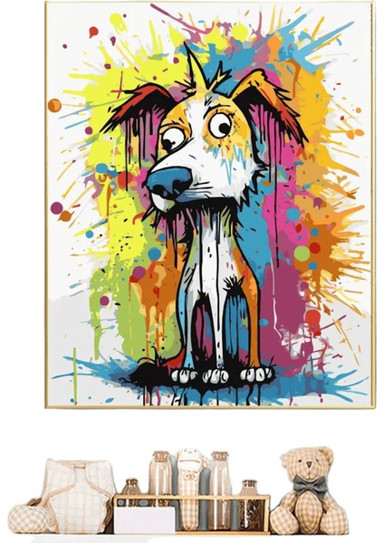 Yetişkin Doodle Köpek Için Sayılarla Boyama Dropshipping Tuval Yağ Ev Dekoru Renk: X5740 / Boyut (Cm): 30X40CM Çerçeve Yok (Yurt Dışından)