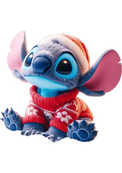 Disney Sayılarla Çizim Karikatür Dıy Sanat Sayılarla Boyama Noel Lilo ve Stitch El Sanatları Akrilik Boya Ağaç Duvar Dekoru Renk: DSN-1474-ZD / Boyut (Cm): 30X30CM Çerçeve Yok (Yurt Dışından)