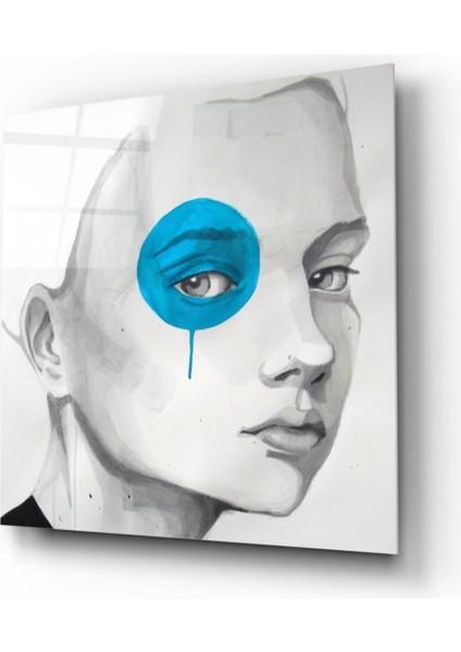 - Renkli Göz Portre Cam Tablo fiyatları