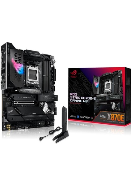 Rog Strıx X870E-E Gamıng Wıfı Ddr5 8000MHZ 1xhdmı 1xdp 4xm.2 Am5 Atx (Amd 9000/8000/7000 Seri Işlemci Uymlu)