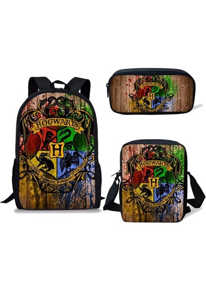 Harry Potter Hogwarts Okul Çantası 3/set (Yurt Dışından)