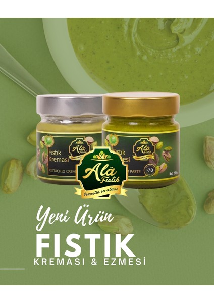 Fıstık Ezmesi %70 Fıstıklı 200 gr