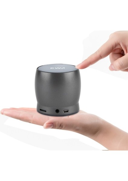 A150 Taşınabilir Mini Bluetooth Hoparlör Kablosuz Hi-Fi Stereo (Siyah Gri) (Yurt Dışından)