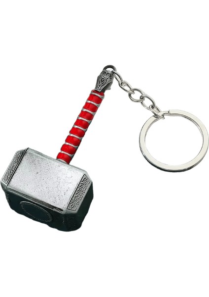 Marvel Süper Kahraman Avengers Film Anahtarlık Thor Çekiç Metal Anahtarlık Erkek Kadın Araba Anahtarlık Hayranları Hediye Çocuk Anahtarlık Renk: Thor Anahtarlık (Yurt Dışından)