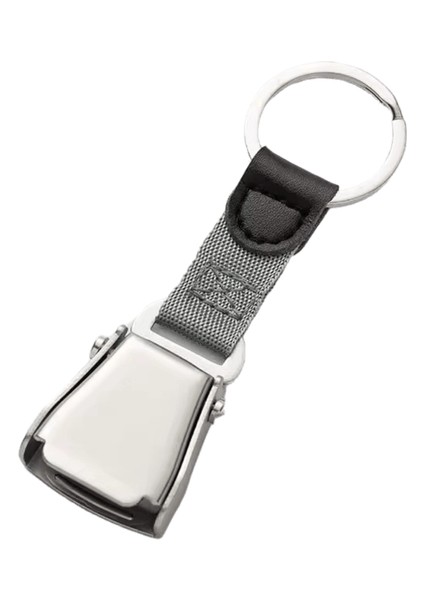 Emniyet Kemeri Anahtar Halkaları Havayolu Havacılık Anahtarlık Mini Çıkarılabilir Emniyet Tokası Anahtarlık Uçak Uçuş Hediye Çanta Charms Kolye Renk:1.5cm Gümüş (Yurt Dışından)