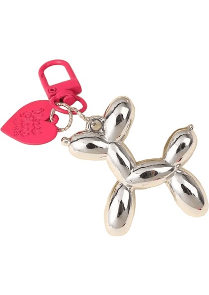 Sevimli Akrilik Karikatür Balon Köpek Anahtarlıklar Kadınlar Için Çanta Kolye Çift Araba Anahtar Zincirleri Takı Hediye Dekorasyon Aksesuarları Renk:01 (Yurt Dışından)