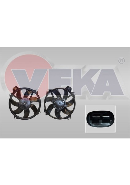VEKA-25-3512 - Fan Motoru Davlumbazlı Megane Iıı 08> Scenıc Iıı Fluence 08> 1.5 Dcı