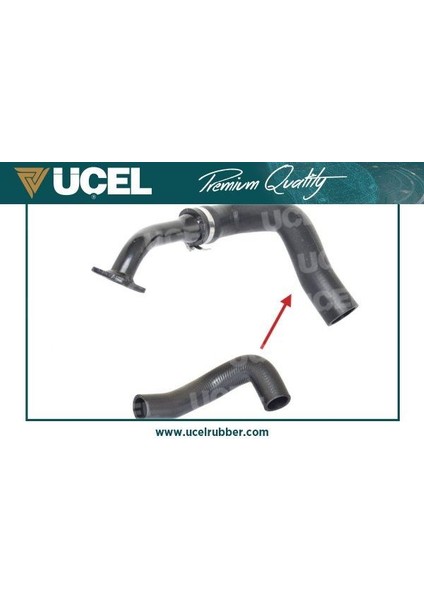 UCEL-35787 - Isı Değiştirme Hortumu Metal Parça Hariç Fıorıno-Qubo 1.3 Multıjet 08 + Model
