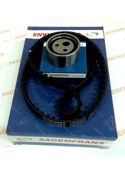 SAGEM-42201 - Triger Eksantrik Gergi Seti Kit Clıo Iı Express Kangoo Megane / Logan Sandero 1.4 E7J K7J 1.6 K4M 96 Diş