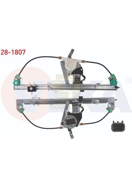 VEKA-28-1807 - Cam Krıkosu Elektrıklı Sag On Fıat Albea 1.3 Mtj -1.4 - 1.6 2003-2007 - Palıo 1.3 Mtj 2003- - Sıena 1.4i 2002