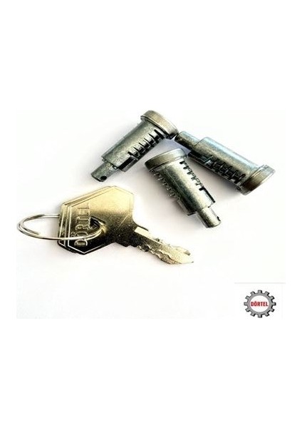 DORTEL101022 - Kapı Kilit Şifresi 3'lü Takım R12 Toros
