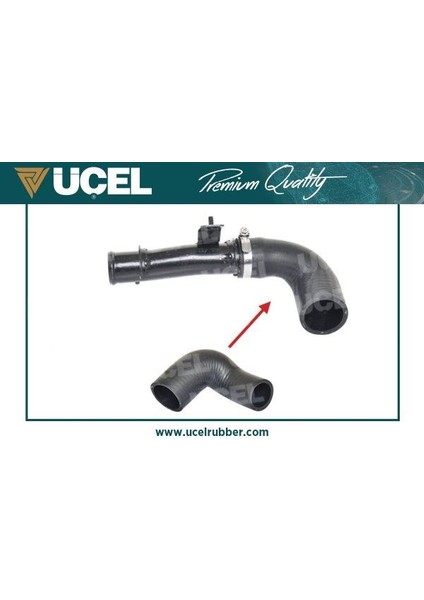 UCEL-35788 - Isı Değiştirme Hortumu Metal Parça Hariç Fıorıno-Qubo 1.3 Mult.ıjet-Peugeot Bıpper-Bıpper Tepe-Cıtroen Nemo 1.4 Hdı 75 Hp