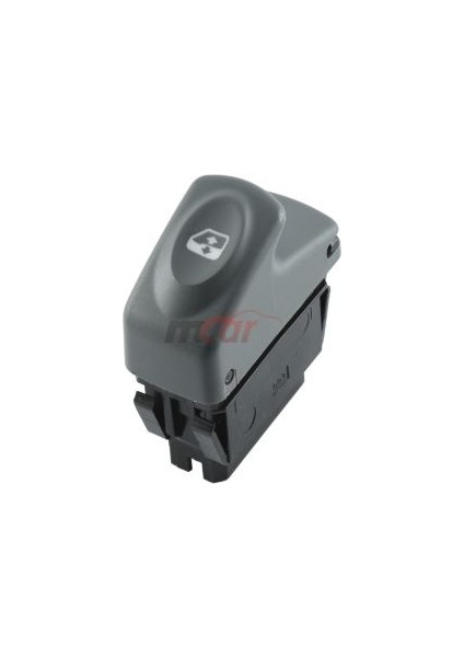 -AN-708 - Cam Açma Düğmesi 6 Fişli Clıo Kangoo Megane Gri Tekli