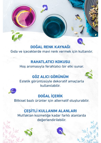 Mavi Kelebek Sarmaşığı Bitkisi 30 gr