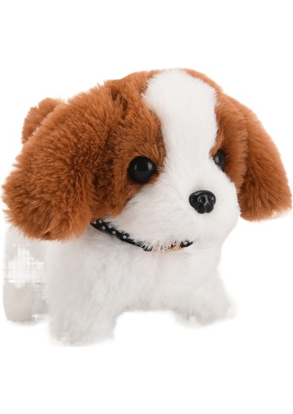 Peluş Oyuncak Köpek Yavrusu Yürür, Havlar ve Kuyruğunu Hareket Ettirir (Yurt Dışından)