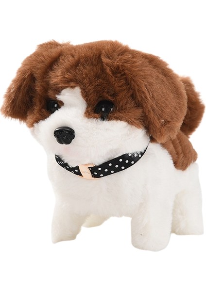 Peluş Oyuncak Köpek Yavrusu Yürür, Havlar ve Kuyruğunu Hareket Ettirir (Yurt Dışından)