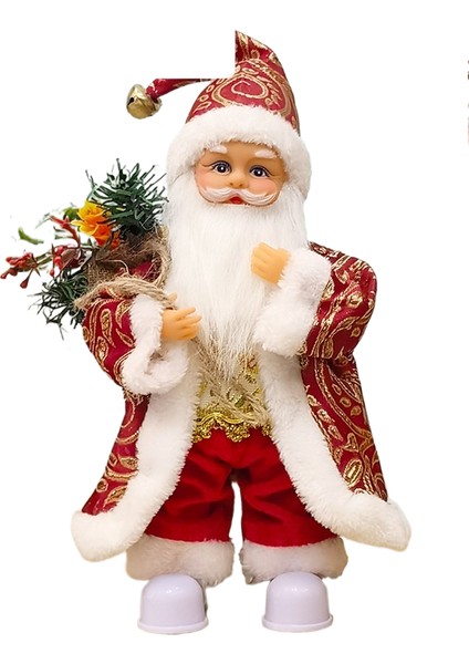 Yılbaşı Hediyesi Noel Baba Şarkı Söyleyen ve Dans Eden Yaşlı Adam Bebekleri (Yurt Dışından)