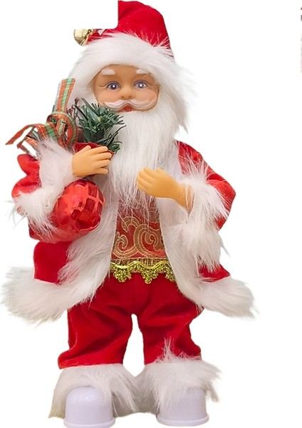 Yılbaşı Hediyesi Noel Baba Şarkı Söyleyen ve Dans Eden Yaşlı Adam Bebekleri (Yurt Dışından)