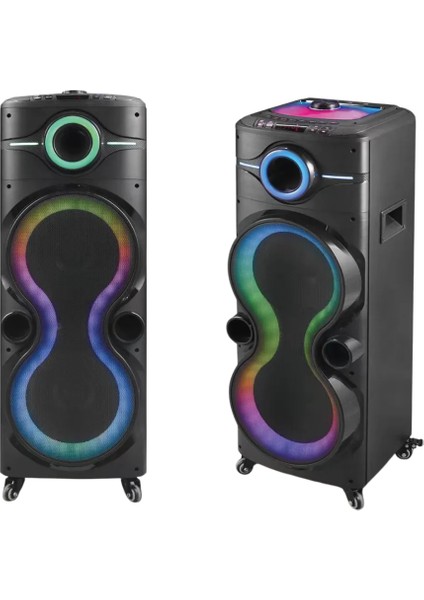 Hp 922 Taşınabilir Şarjlı Rgb Bluetooth Hoparlör 2*10 Inc Woofer 80 W Rms Karaoke
