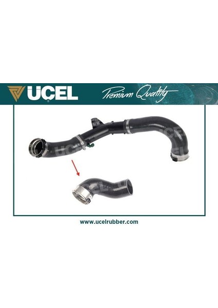 UCEL-16101 - Turbo Hortumu Plastık Boru Harıc Onden Cekıslı Araclarda Kullanılmıstır NV400 Movanob Master Iıı 10> (Gm 95519367 Gm 95524209)