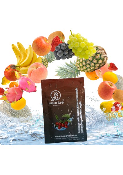 3´lü Set (3 Adet Refill Doypak).(Çilek -Nane/elma-Tarçın/kiraz-Mentol)Kürdan Değişik Meyve Tatlarında Nefes Ferahlığı