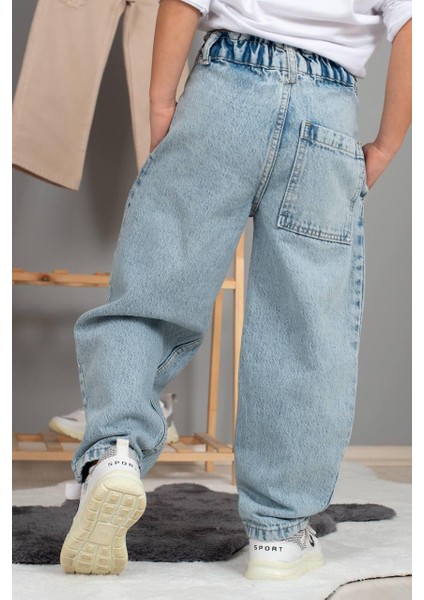 Blue Jean Kot Pantolon Kız Çocuk