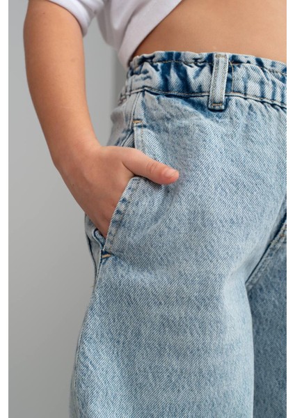 Blue Jean Kot Pantolon Kız Çocuk