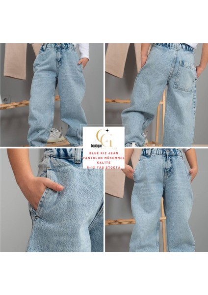 Blue Jean Kot Pantolon Kız Çocuk