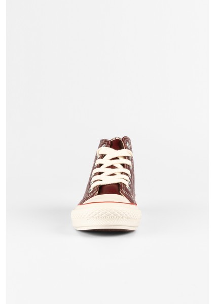 Monno Basic Unisex Çocuk Bordo Sneaker