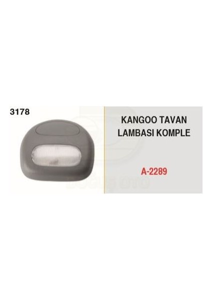 A-2289 - Tavan Lambası Komple Kangoo