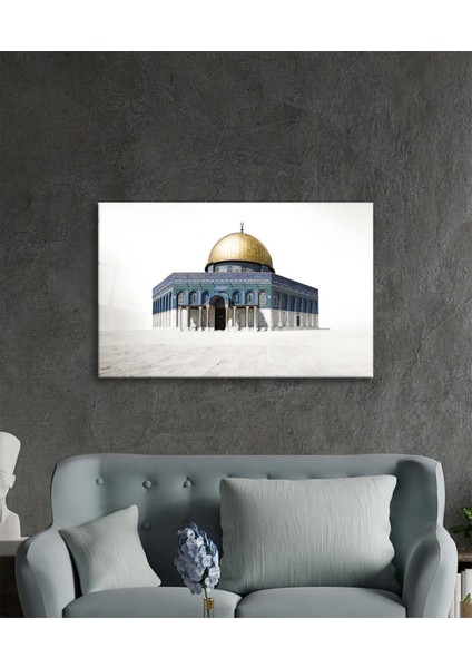 Kudüs Kubbetüs Sahra Dini İslami Cam Tablo fiyatları